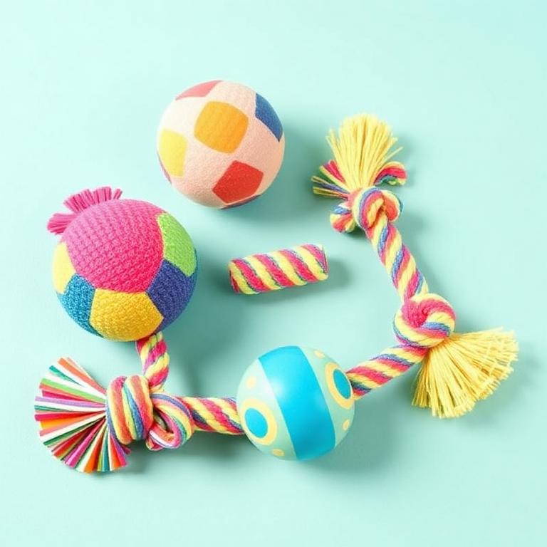 Rainbow Fetch Toy Set